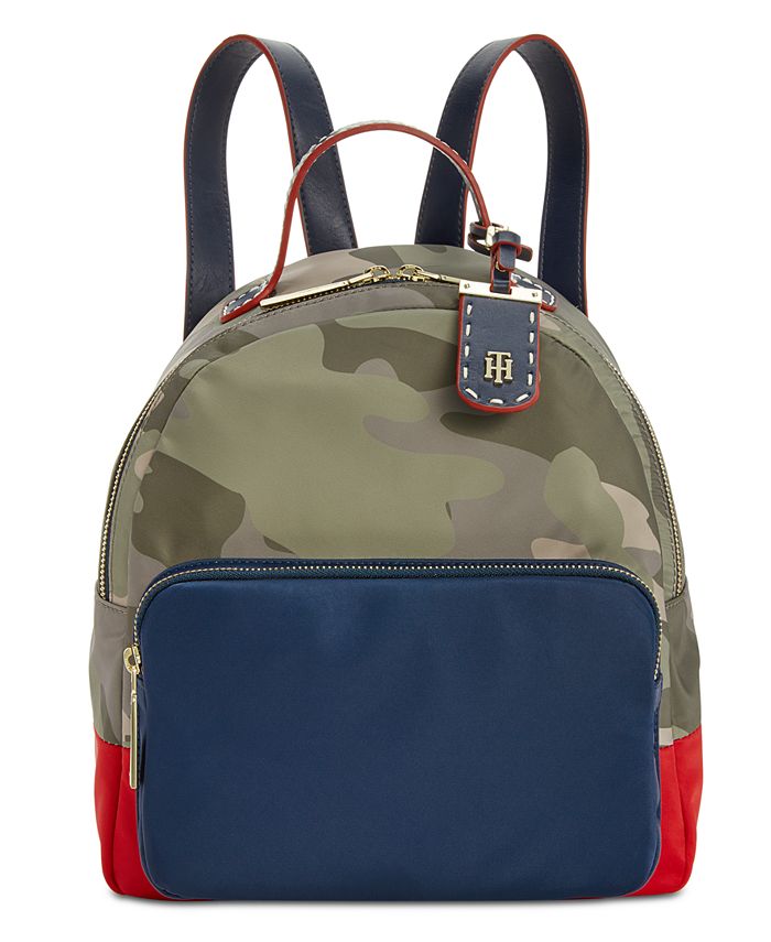 Tommy Hilfiger Julia Dome Camo Colorblock Backpack Macy's