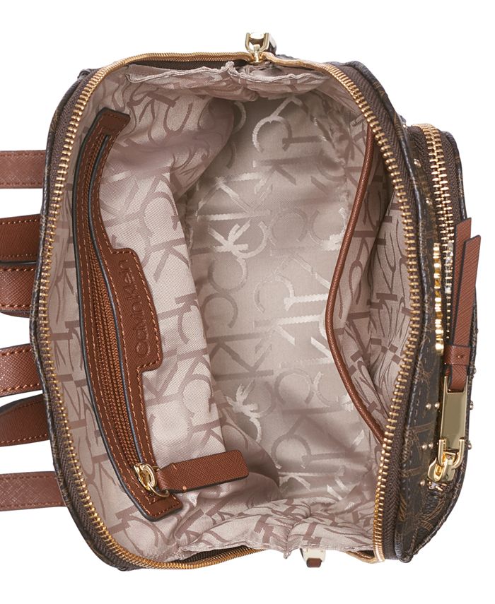 Calvin Klein Hudson Signature Studded Backpack - Macy's