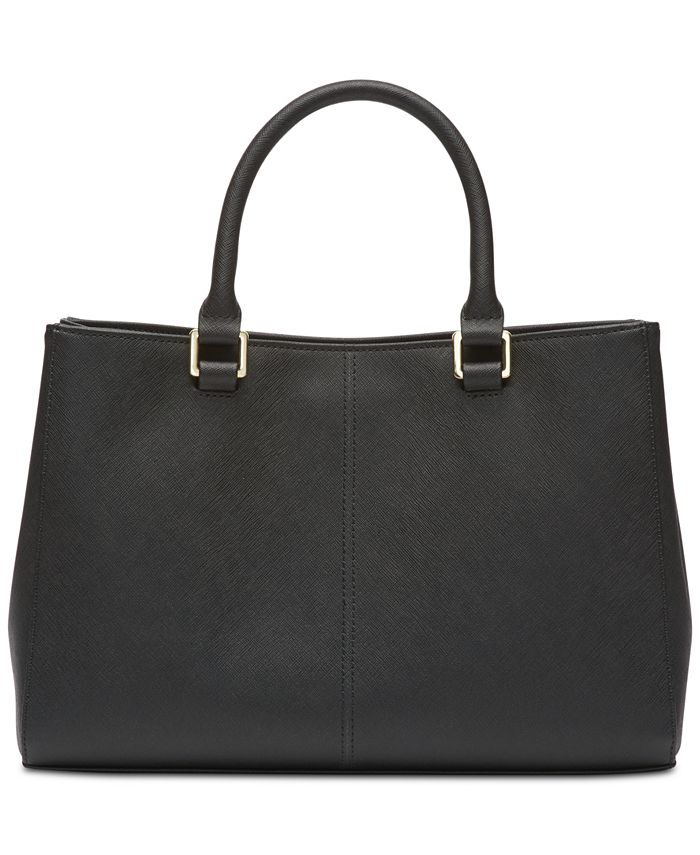 Calvin Klein Hudson Saffiano Leather Satchel Macy's