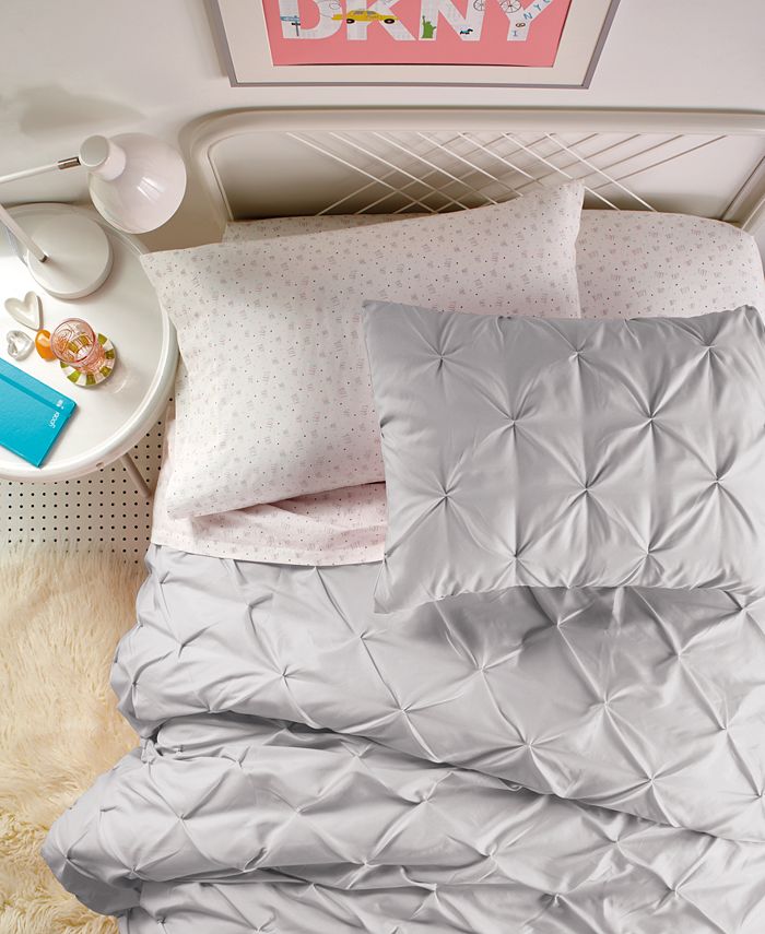 DKNY Kids Grey Twist Full/Queen Comforter Set Macy's