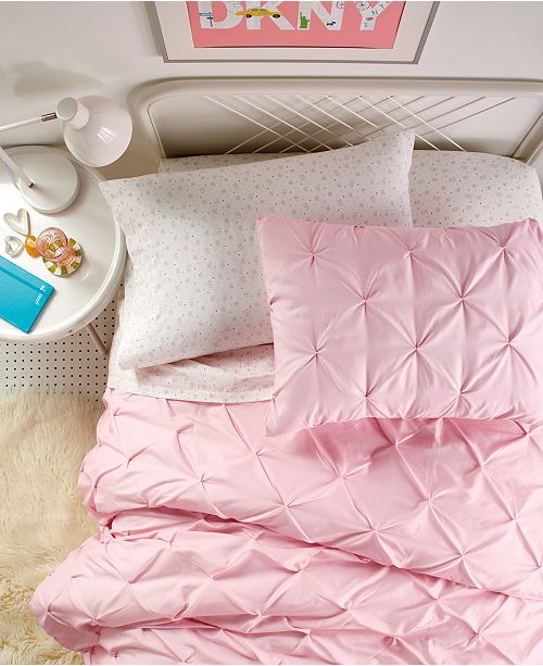 DKNY Kids Pink Twist Full/Queen Comforter Set & Reviews Kids' & Baby Bedding Bed & Bath Macy's