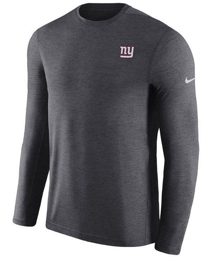 Nike Men's New York Giants Coaches Long Sleeve Top - Macy's