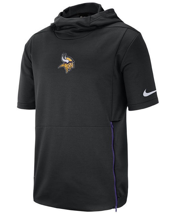 Nike Men's Minnesota Vikings Therma Top Short Sleeve Jacket & Reviews ...
