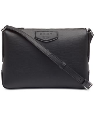 dkny black and silver bag