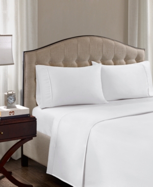 Madison Park 1500 Thread Count Cotton Blend 4-pc. Sheet Set, Queen In White