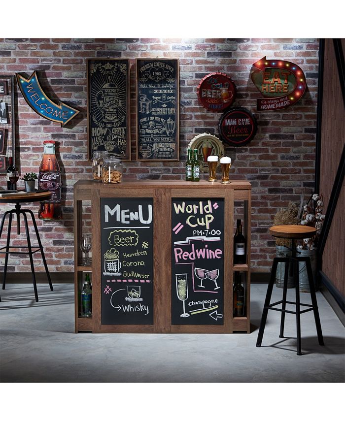 Furniture of America Edina Contemporary Bar Table Macy's