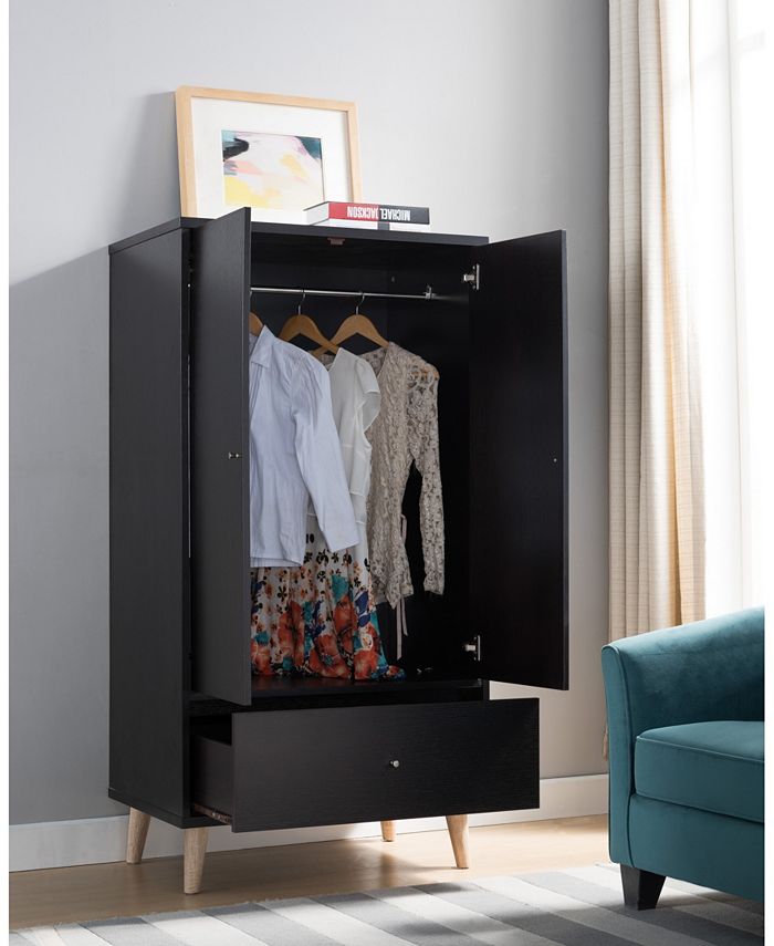 Furniture of America Modern Massenburg III Wardrobe Armoire Macy's