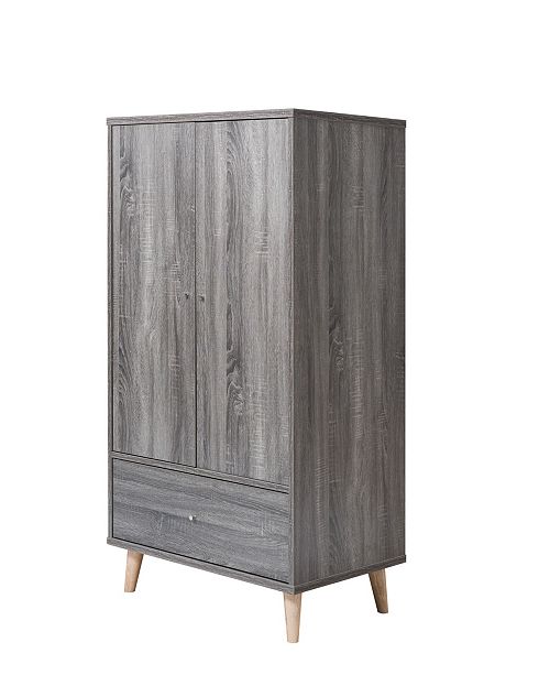 Furniture Of America Massenburg Iii Modern Wardrobe Armoire