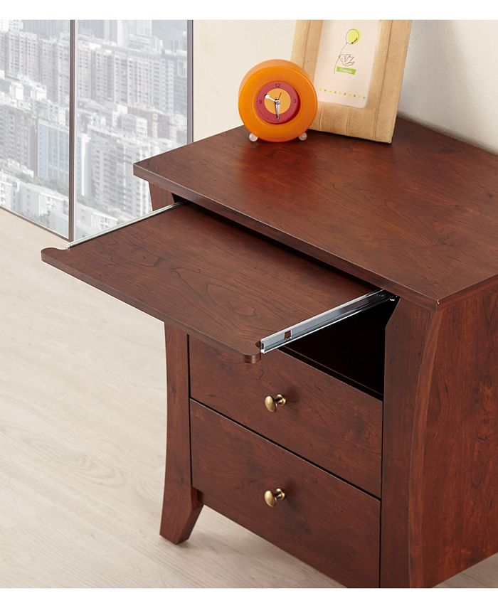 Furniture of America - Grover 2 Drawer Nightstand With Tray