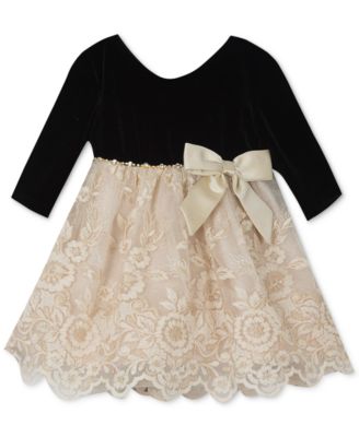 baby girl velvet dress