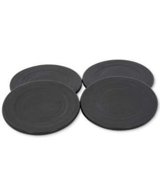 Thirstystone - Black Ceramic Coasters, Set of 4