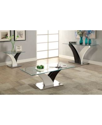Furniture of America Tri Coffee Table, Quick Ship