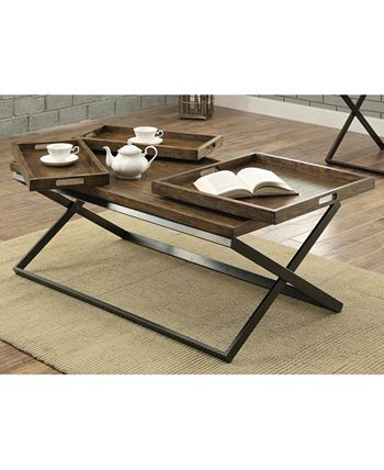 Furniture of America - Benny Coffee Table, Quick Ship