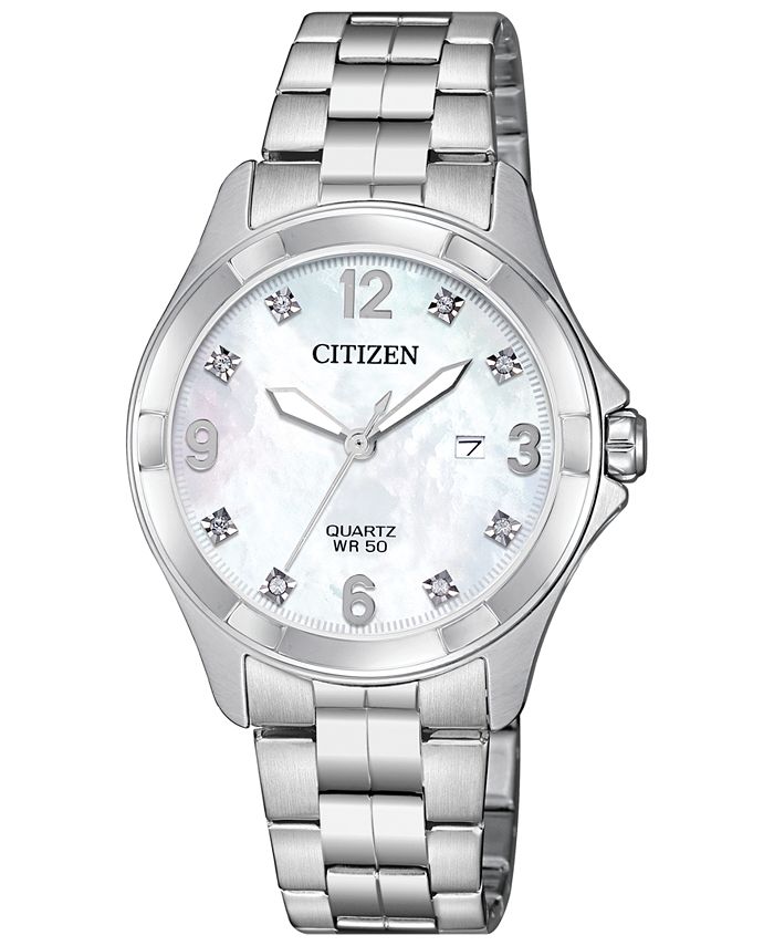 Citizen - Women's Quartz Stainless Steel Bracelet Watch 32mm