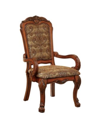 Furniture of America - Douglass Arm Chair (Set Of 2), Quick Ship