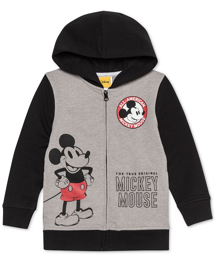 Disney Toddler Boys 2-Pc. Mickey Mouse Full-Zip Hoodie & Jogger Pants ...