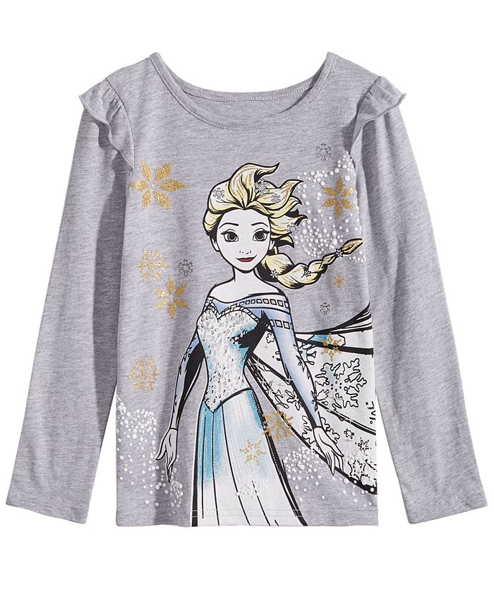Disney Little Girls Elsa T-Shirt - Macy's