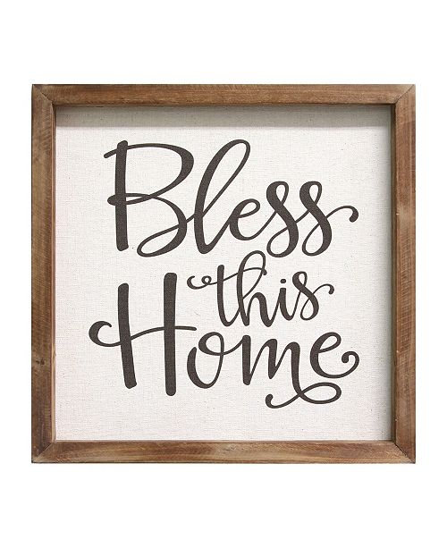Stratton Home Decor Stratton Home Decor Bless This Home Wall Art