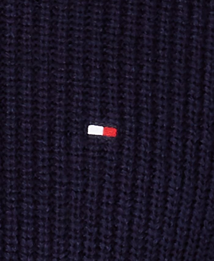 Tommy Hilfiger Men's Vince Colorblocked Cable-Knit V-Neck Sweater ...