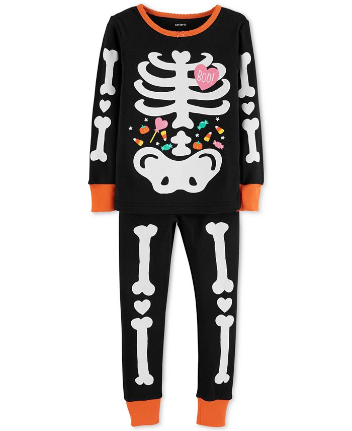Skeleton hot sale baby pajamas