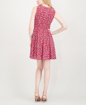 slim fit dress slacks Maison Jules Kimberly Fit & Flare Dress Blu Notte XL