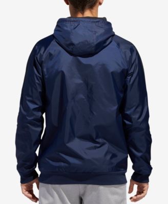 adidas men's reversible hooded jacket