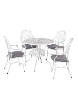 Home Styles - Floral Blossom White 5 PC Dining Set