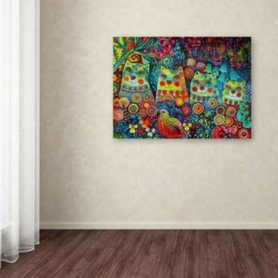 Oxana Ziaka 'Happy Cats' Canvas Art - 32
