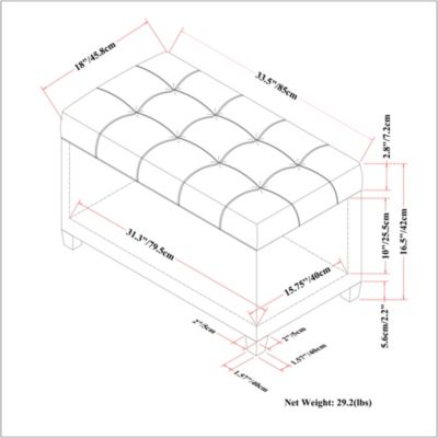 CLOSEOUT! Sienna Ottoman
