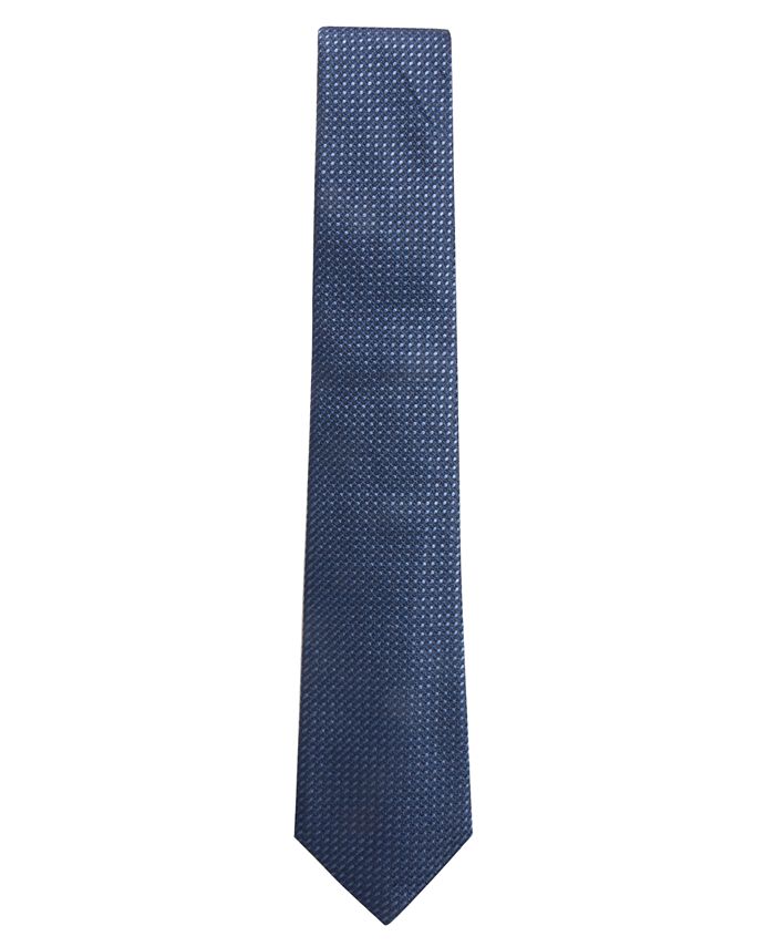 Alfani Men's Neat Slim Silk Tie, Created for Macy's - Macy's