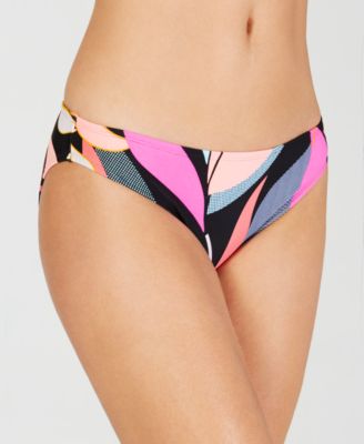 Hula Honey - Juniors' Printed Hipster Bikini Bottoms