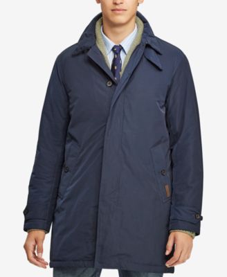 polo shirt with coat