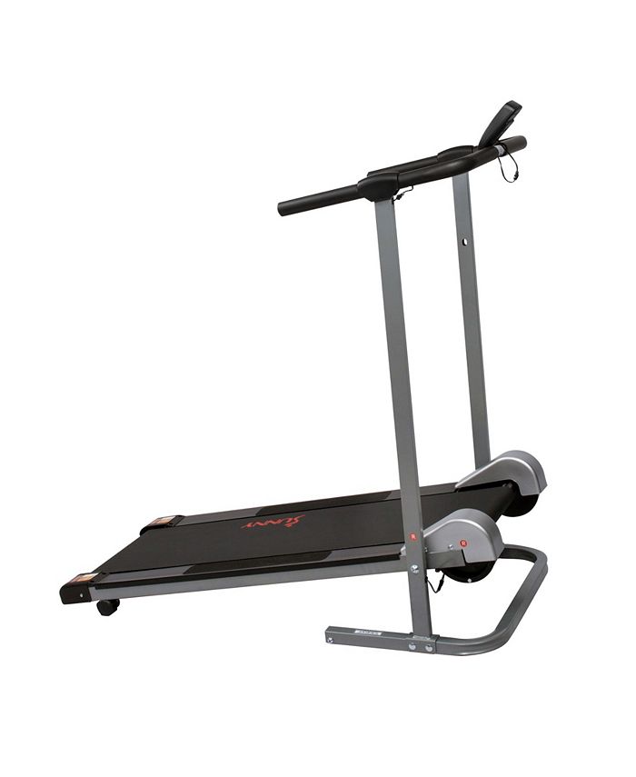 Sunny Health & Fitness SFT1407M Foldable Manual Walking Treadmill Macy