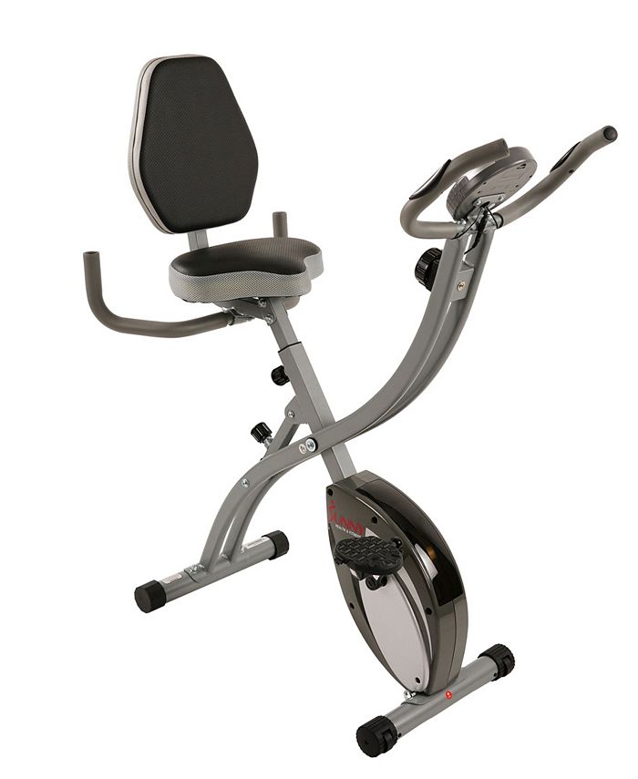 Sunny health & fitness folding recumbent bike hot sale