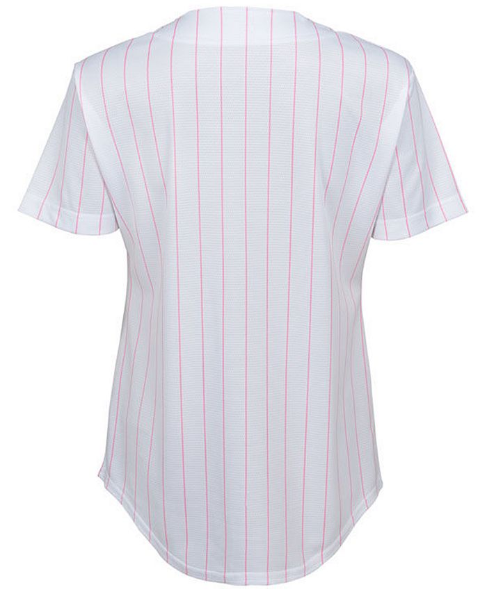 10449-Cubs Baby Pink Glitter Jersey