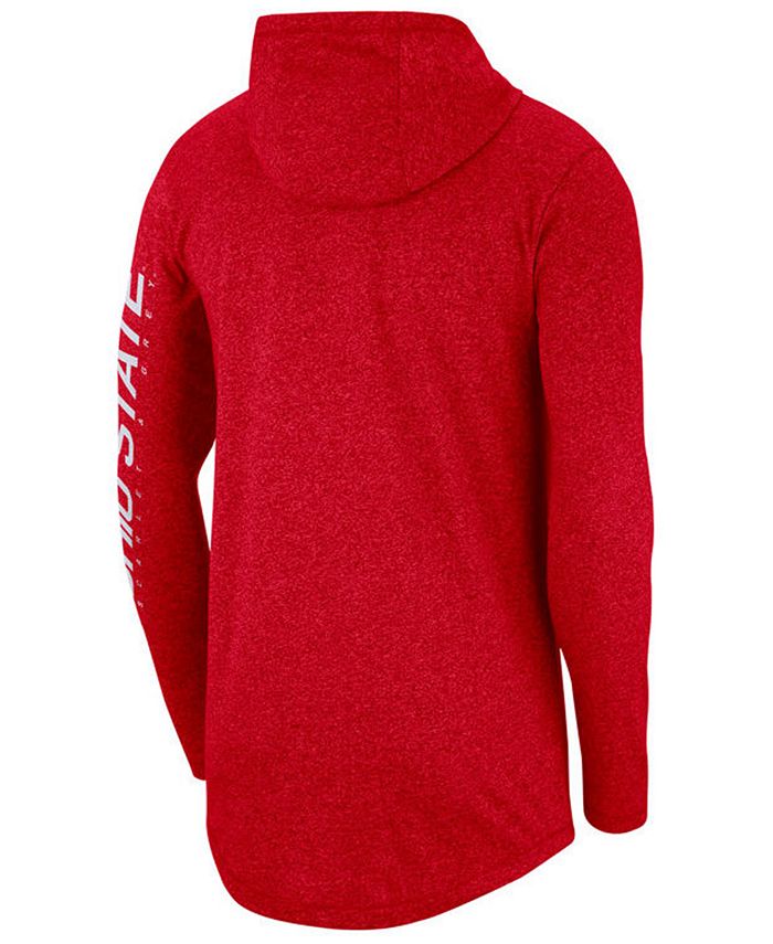 Nike Men's Ohio State Buckeyes Long Sleeve Hooded T-Shirt - Macy's