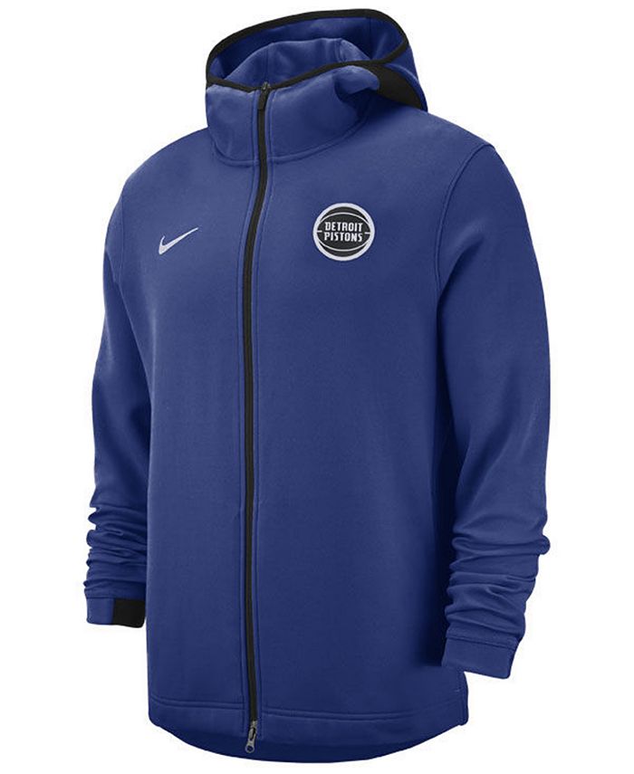 Nike Men's Detroit Pistons Dry Showtime Full-Zip Hoodie - Macy's