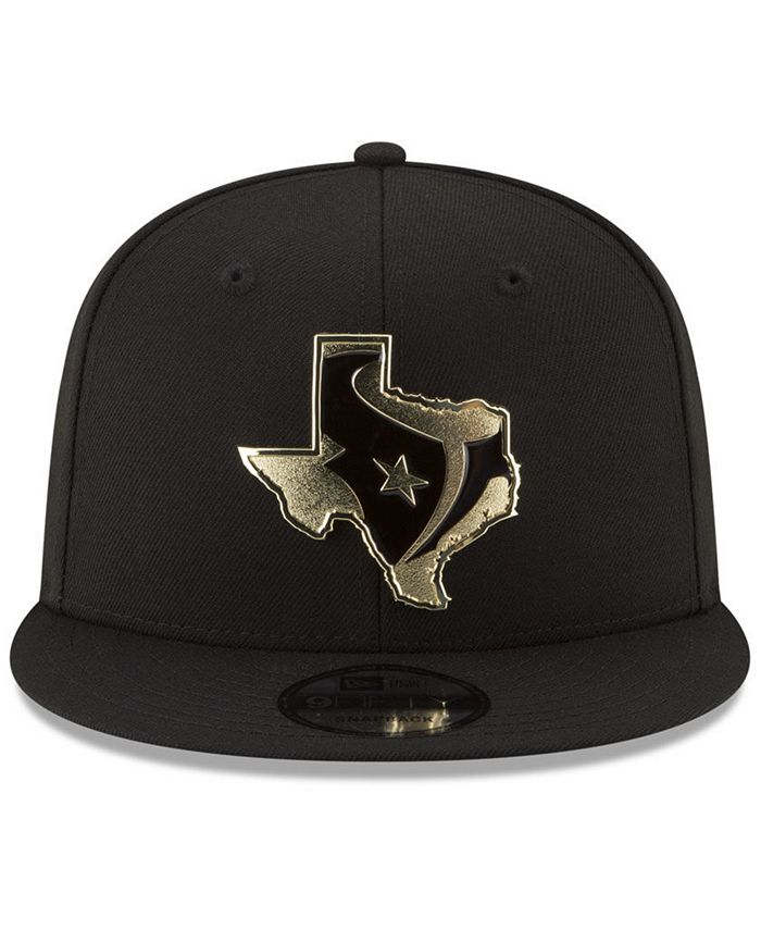 New Era Houston Texans Gold Stated 9FIFTY Snapback Cap Macy's