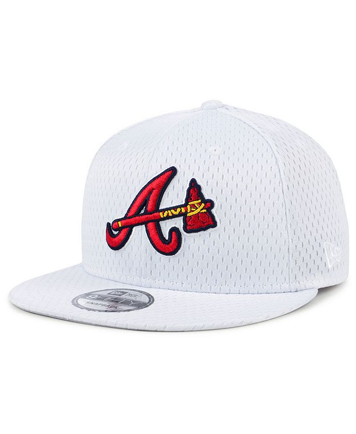 Atlanta Braves Custom White New Era 9FIFTY Snapback Hat