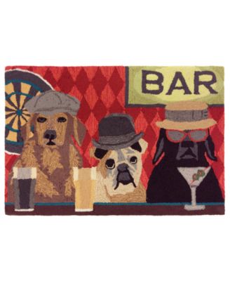 Liora Manne' - Front Porch Indoor/Outdoor Bar Patrol Port 2'6" x 4' Area Rug