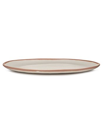 Q Squared - Potter Terracotta 18" x 13" Melaboo Oval Platter