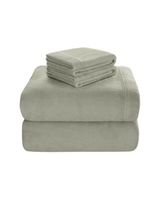 Soloft Plush Micro-Fleece 4-Pc. Sheet Set, King