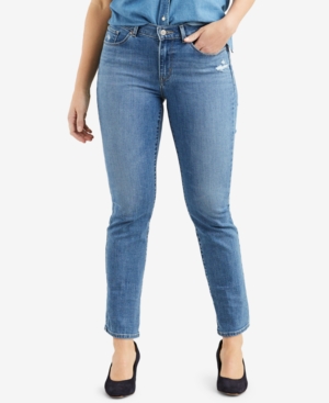 image of Levi-s Women-s Classic Straight-Leg Jeans in Long Length