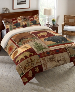 Laural Home Lodge Collage King Comforter Bedding