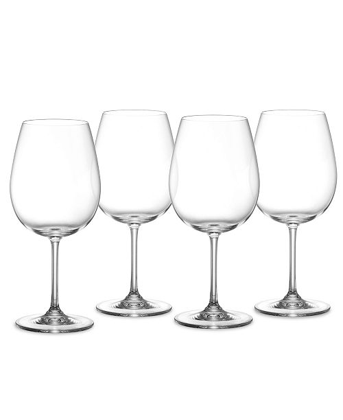 Marquis by Waterford Wine Glasses, Set of 4 Vintage Full Bodied Red