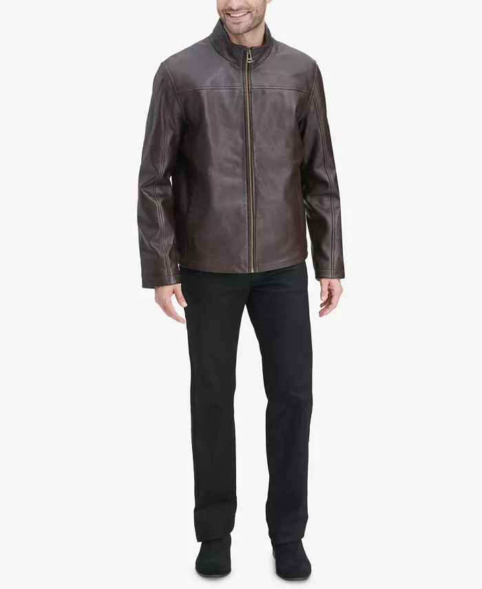Men's Smooth Leather Jacket - thumbnail 9