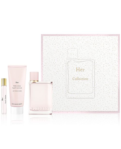Burberry 3-Pc. Her Gift Set & Reviews - All Perfume - Beauty - Macy's