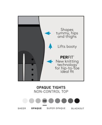 Women's Opaque Shaper Tights U5796