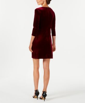 Charter Club Velvet A-Line Dress, Created for Macy's - Macy's