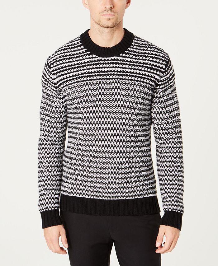 Michael Kors Men's Stripe Sweater & Reviews - Sweaters - Men - Macy's